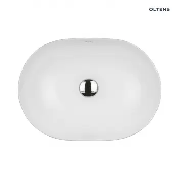 Umywalka nablatowa Oltens Hamnes Thin 49,5x35,5cm z powłoką SmartClean - 40819000 + KOD RABATOWY